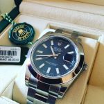 Rolex - Rolex Datejust II 116300 bleue neuve sticke