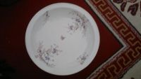 Ancienne assiete plat rond en porcelaine a feu TBE