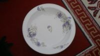 Ancienne assiete plat rond en porcelaine a feu BE