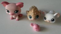 4 pet shop souris, mouton, cochon en TBE