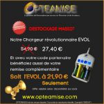 Chargeur de pile pour pile jetable et rechargeable